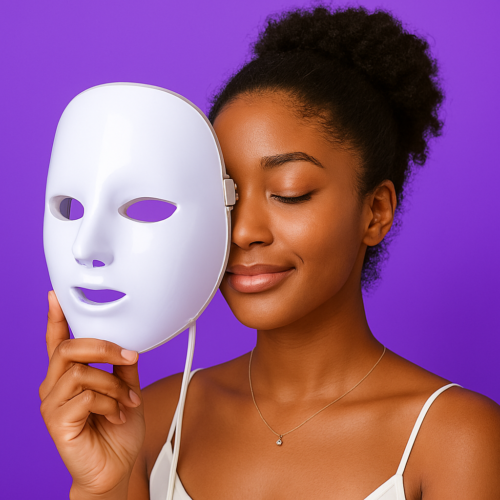 Masque LED Thérapie Lumière – Soin visage professionnel à domicile
