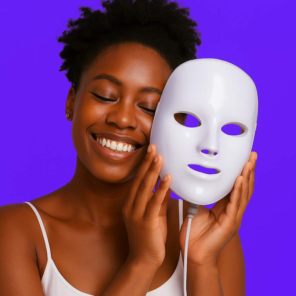 Masque LED Thérapie Lumière – Soin visage professionnel à domicile
