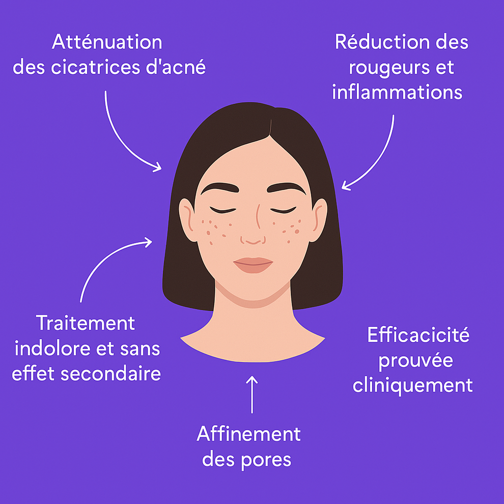 Masque LED Thérapie Lumière – Soin visage professionnel à domicile