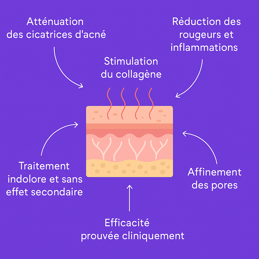 Masque LED Thérapie Lumière – Soin visage professionnel à domicile