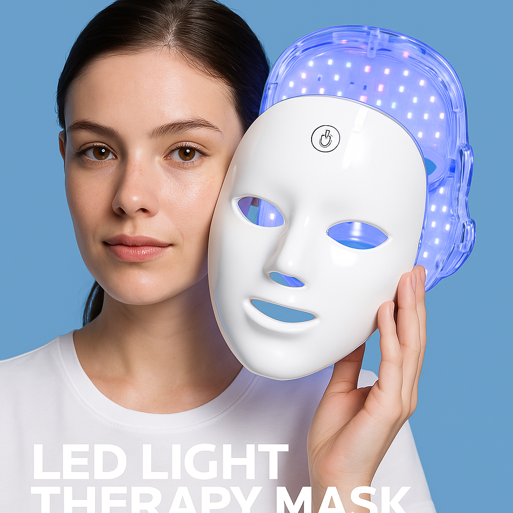 Masque LED Thérapie Lumière – Soin visage professionnel à domicile